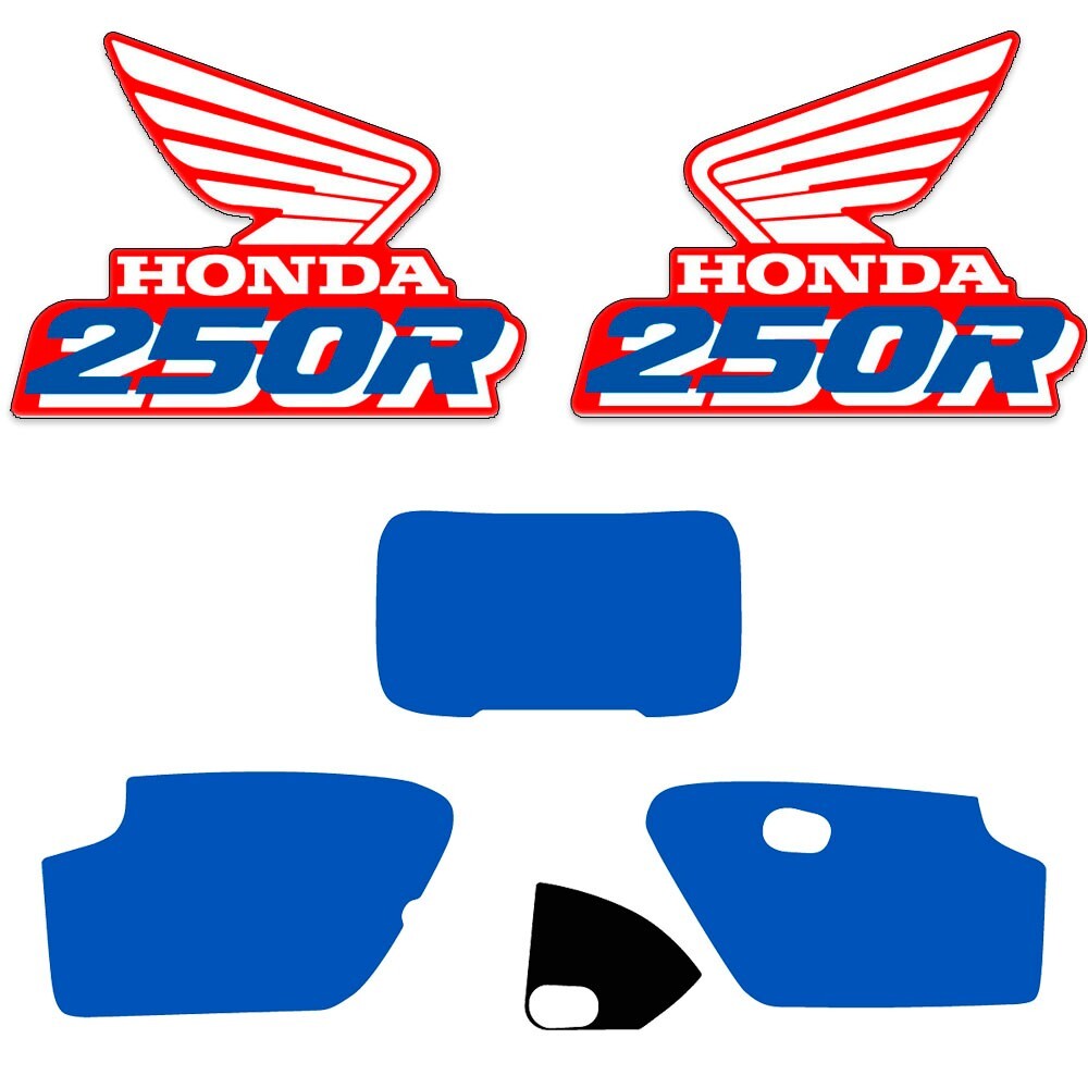 Tank Decals Graphics side covers headlamp for Honda XR250R xr 250 XR250 1990