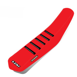 Seat Cover for Honda XR600 XR 600 Red Ultragrip with Black Stripes DHL Ship