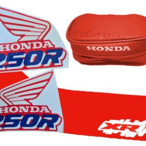 kIT Graphics Seat Cover & Bag for XR250R XR 250 XR250 1990 Red Blue Gloss