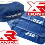 Tank decals Seat Cover and Rear Render BAG for Honda XR250R xr 250 1986 BLUE