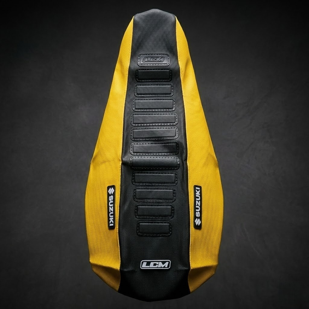 Seat Cover ULTRAGRIP for Suzuki DR250 DR 250â Yellow/Black â Anti-Slip fast ship - Image 7