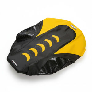 Seat Cover for Yamaha Banshee 350 YFZ350 Yellow Black Ultragrip All Years