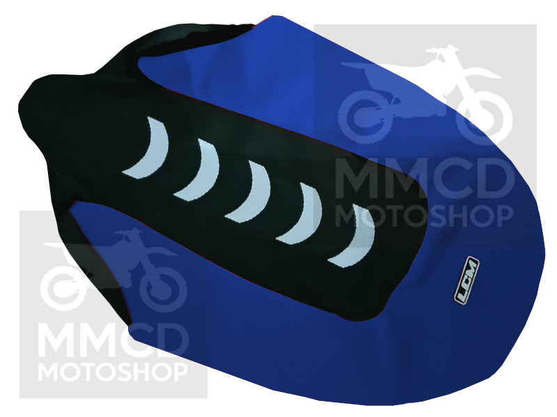 Ultra-Grip Seat Cover for Yamaha YFZ450 (Carbureted) Black Blue fast ship - Image 2