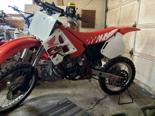 Seat Cover for Honda CR125R CR 125 1991 Orange Synthetic Leather Vintage Style - Image 3