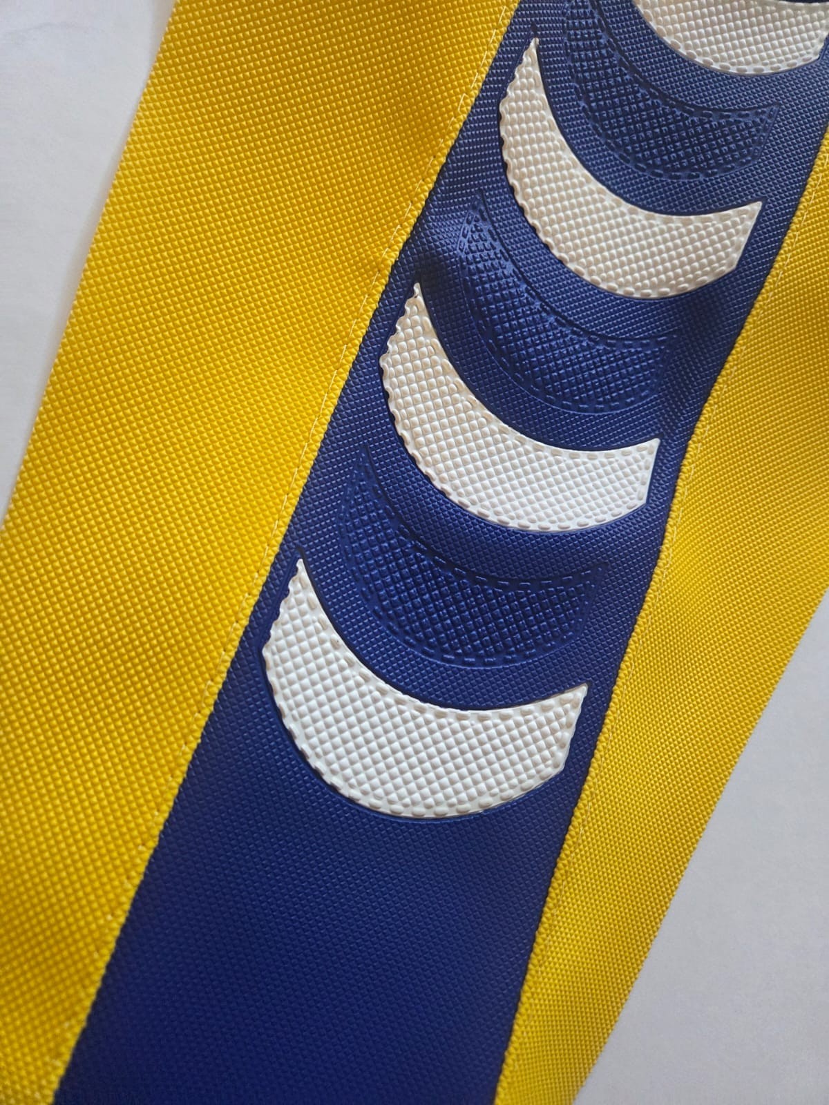 Seat Cover for Husqvarna TC 85 2018-2024 | Blue Top Yellow Sides White Ribs, DHL - Image 8