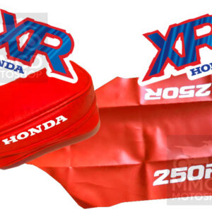 Graphics Seat cover & bag for xr250r xr 250 92 Orange blue, thick glos fast ship