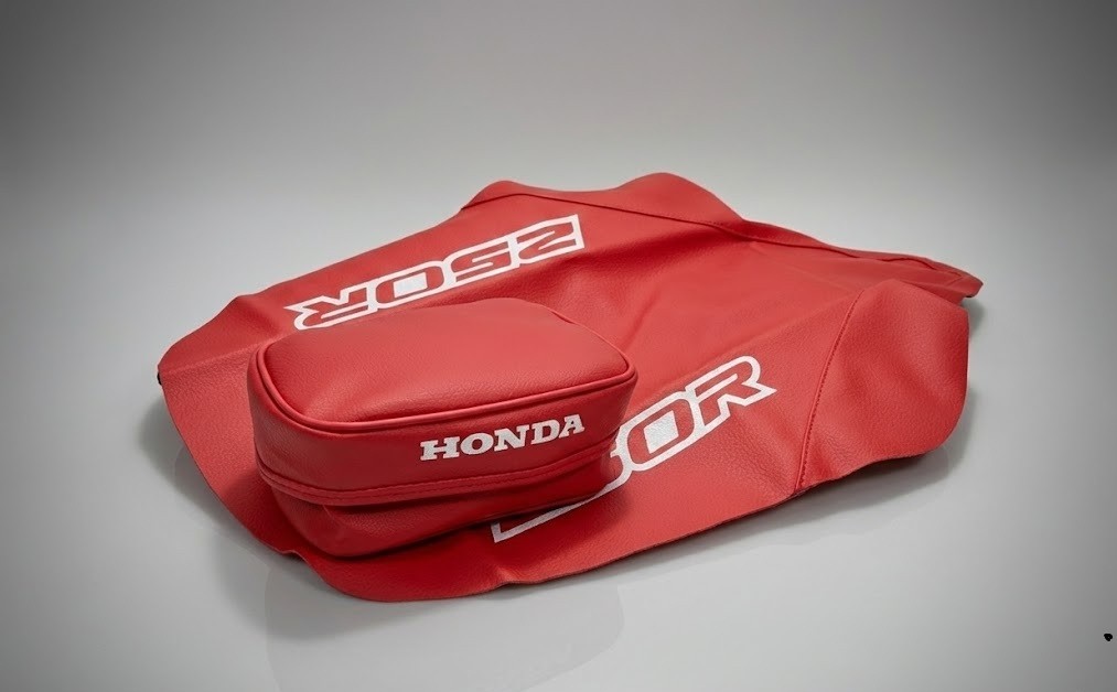 Seat Cover and Rear Fender Tool Bag Kit for Honda XR250R XR 250 XR250 2000 Red