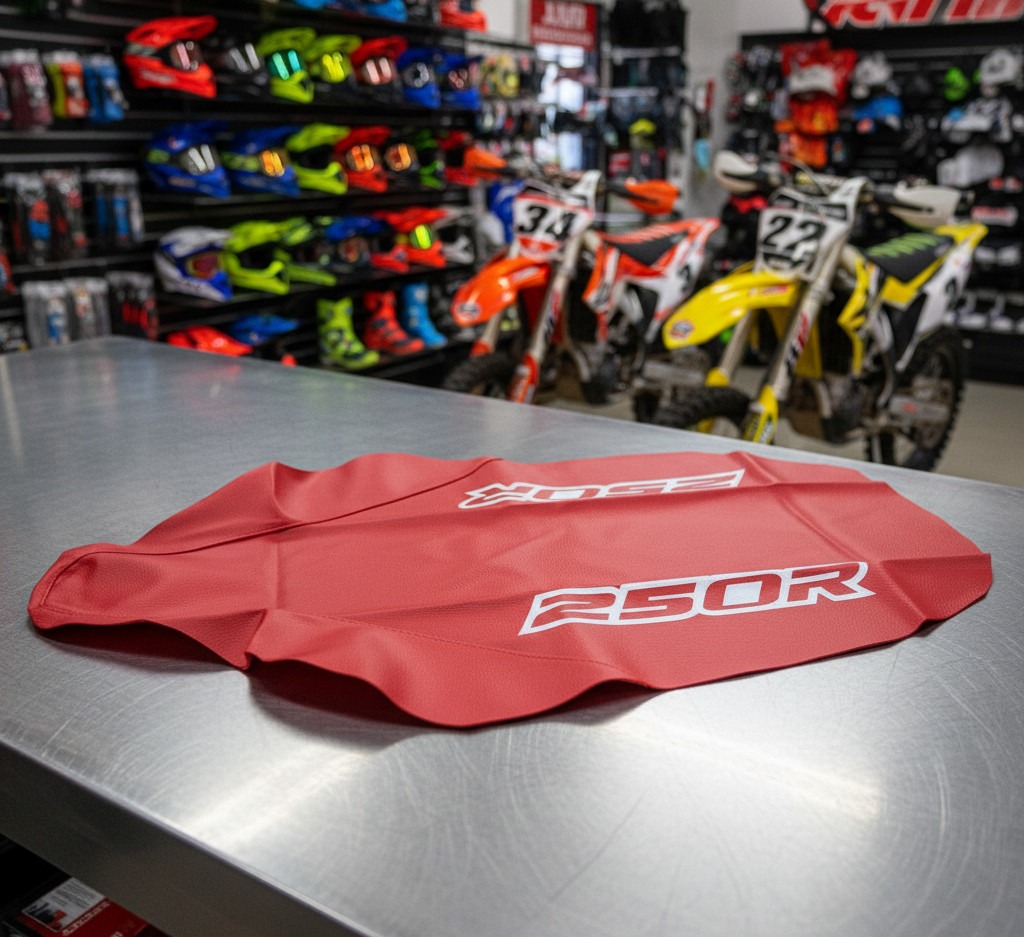 Seat Cover and Rear Fender Tool Bag Kit for Honda XR250R XR 250 XR250 2000 Red - Image 6