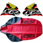 Tank Decals and Seat Cover for Honda XR250R XR 250 xr250 98 Thick Gloss