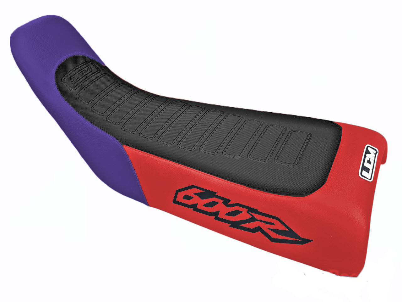 Seat Cover for Honda XR600 XR600R 1988â2000 | Red Purple UltraGrip Retro Look