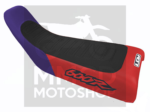 Seat Cover for Honda XR600 XR600R 1988â2000 | Red Purple UltraGrip Retro Look - Image 5