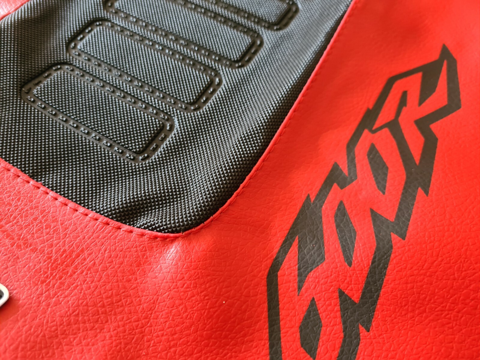 Seat Cover for Honda XR600 XR600R 1988â2000 | Red Purple UltraGrip Retro Look - Image 6