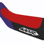 Seat cover for Honda XR400 xr 400 96-04 purple black red ultragrip anti slip DHL