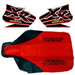 â« Seat cover and Tank Decals Graphics for Honda XR600R XR600 XR 600 1999 99