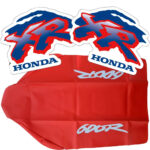 Seat Cover + Graphics Kit for Honda XR600R XR600 XR 600 1993 Orange