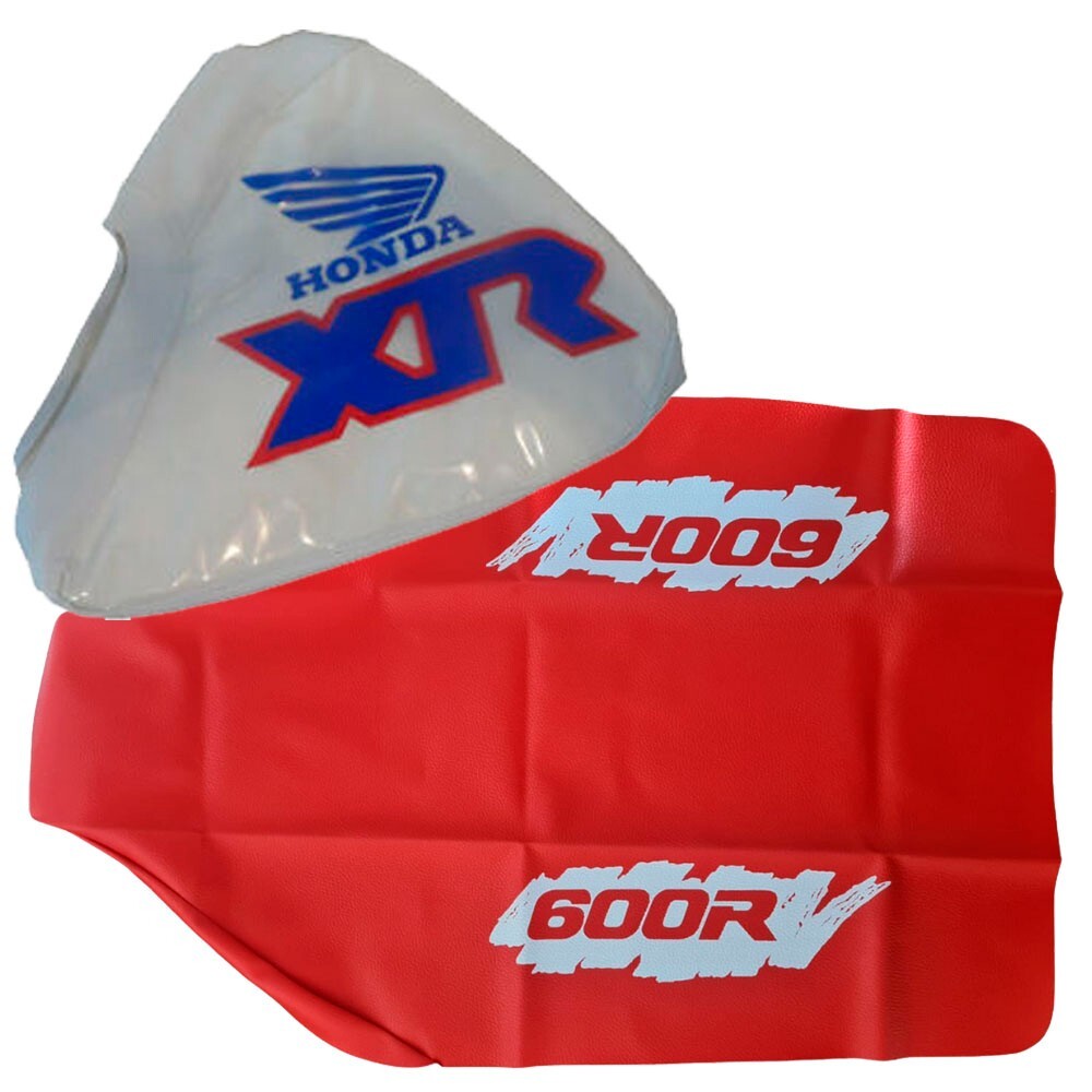 Seat Cover Orange + Tank Cover White Blue for Honda XR600R Xr600 XR 600 1991 XR - Image 2