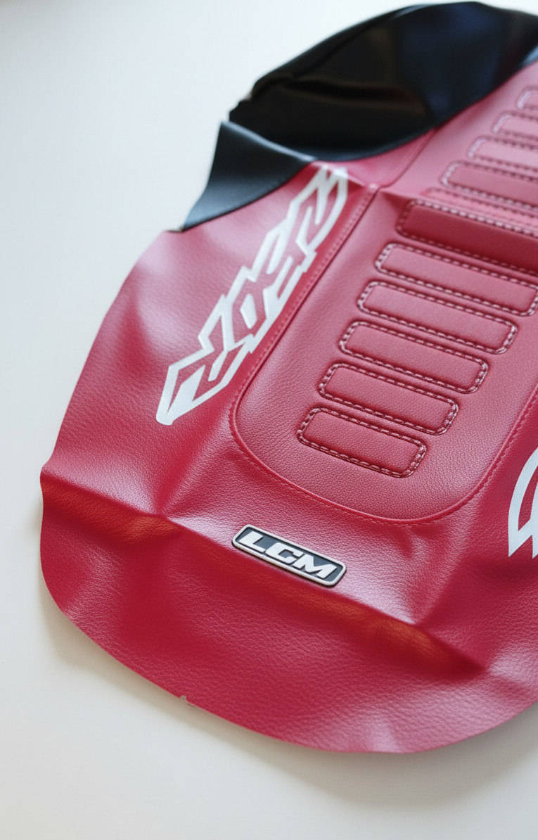 LCM UltraGrip Red/Black Seat Cover for Honda XR250R XR250 XR 250 96â04 MX Enduro