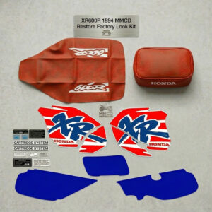 XR600R 1994 Restoration Factory Look Kit Seat Cover, Graphics & Tool Bag XR 600