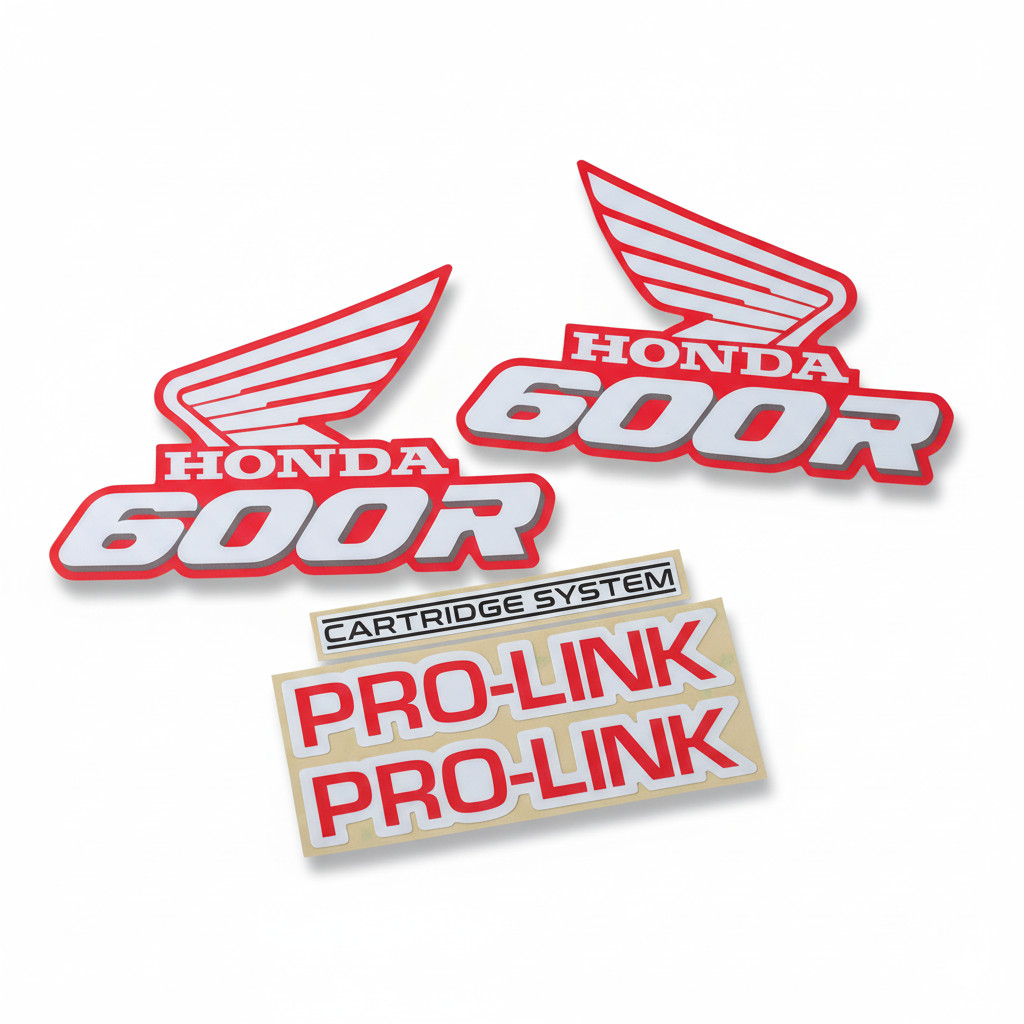 Graphics Decals Kit for Honda XR600R â 1989 Vintage - Premium 3M