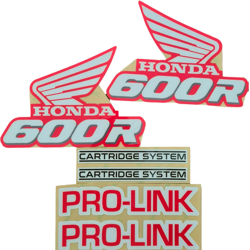 Graphics Decals Kit for Honda XR600R â 1989 Vintage - Premium 3M - Image 4