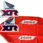 Seat Cover + Graphics for Honda XR 250R 91 | Orange Thick Gloss | Fast DHL Ship