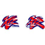 Tank Decals Graphics for Honda XR250R XR250 1995 Red Blue Thick Gloss Laminate