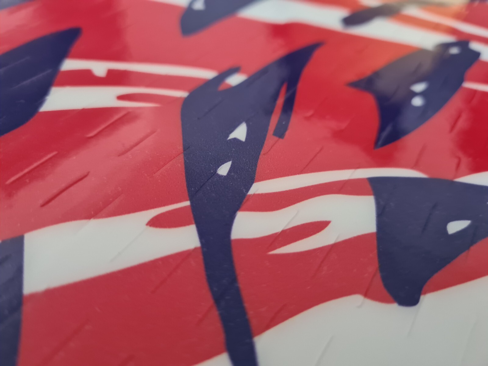 Tank Decals Graphics for Honda XR250R XR250 1995 Red Blue Thick Gloss Laminate - Image 4