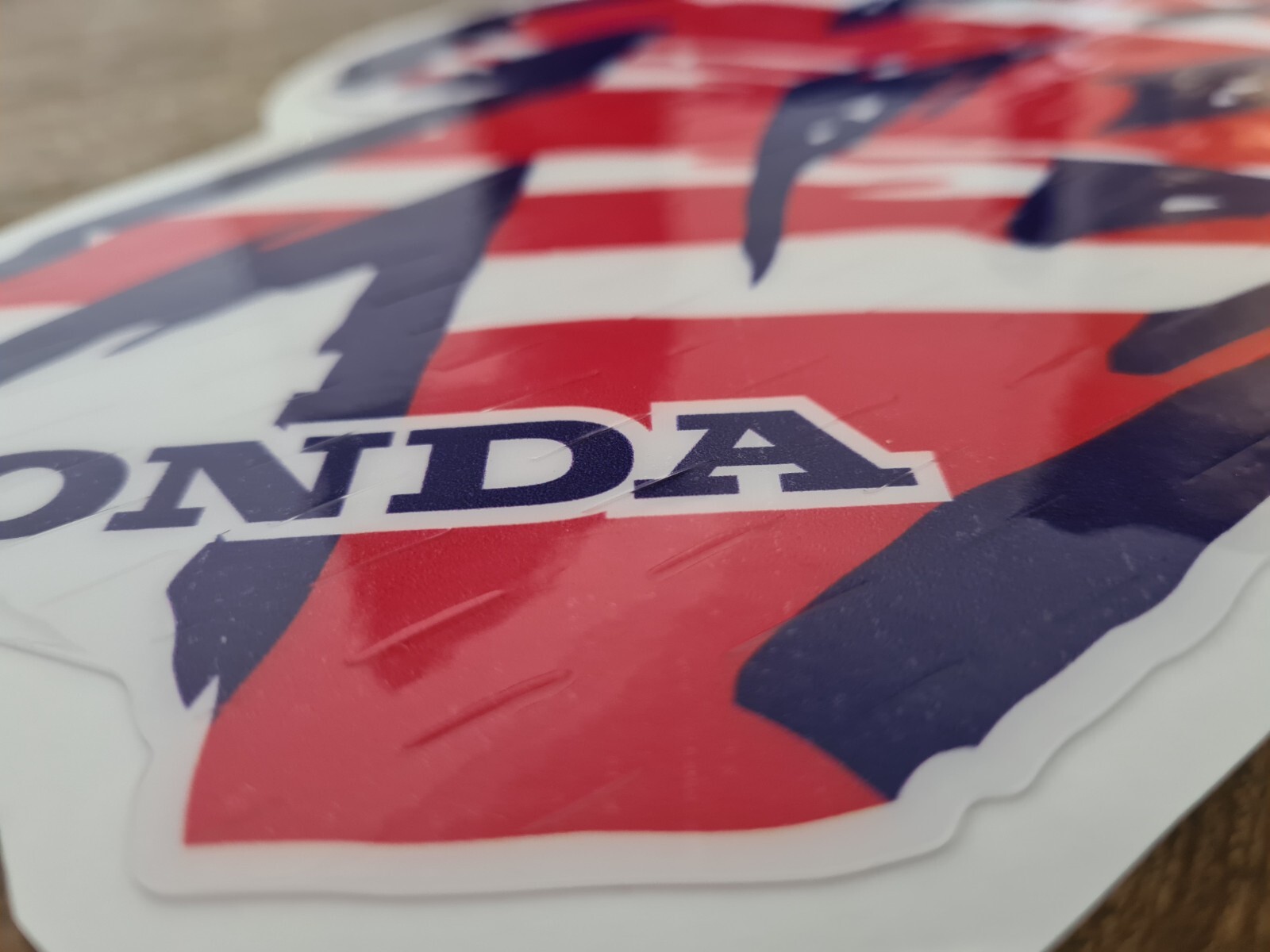 Tank Decals Graphics for Honda XR250R XR250 1995 Red Blue Thick Gloss Laminate - Image 6