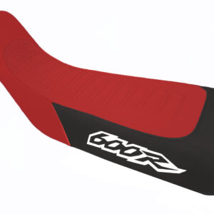 Seat cover fit Honda xr600r xr 600 88-00 red black ultragrip retro fast ship DHL