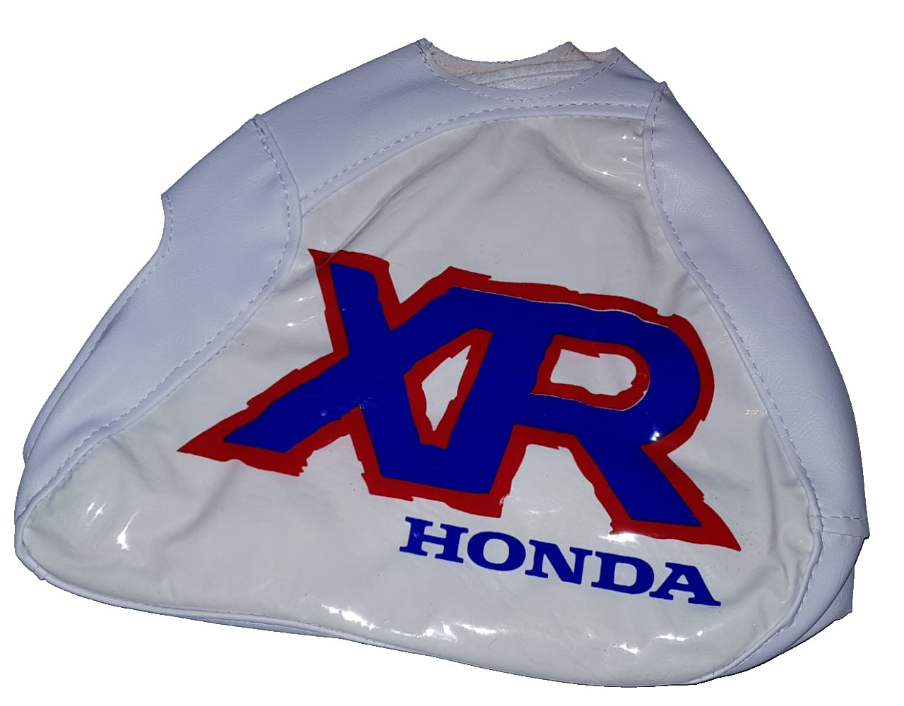 Gas Tank Cover for Honda XR600R XR 600 XR600 1992 â White Base, Blue - Red