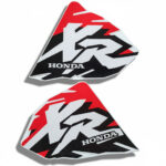 Graphics Tank Decals for Honda XR250R XR 250 1997 â Black Red | Thick Gloss