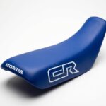 Seat Cover for Honda CR250 CR 250R CR 250 1986 Blue Synthetic Leather