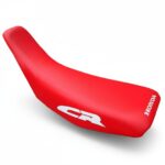 Seat cover for Honda CR250R Cr 250 1989, Synthetic Leather red fast ship