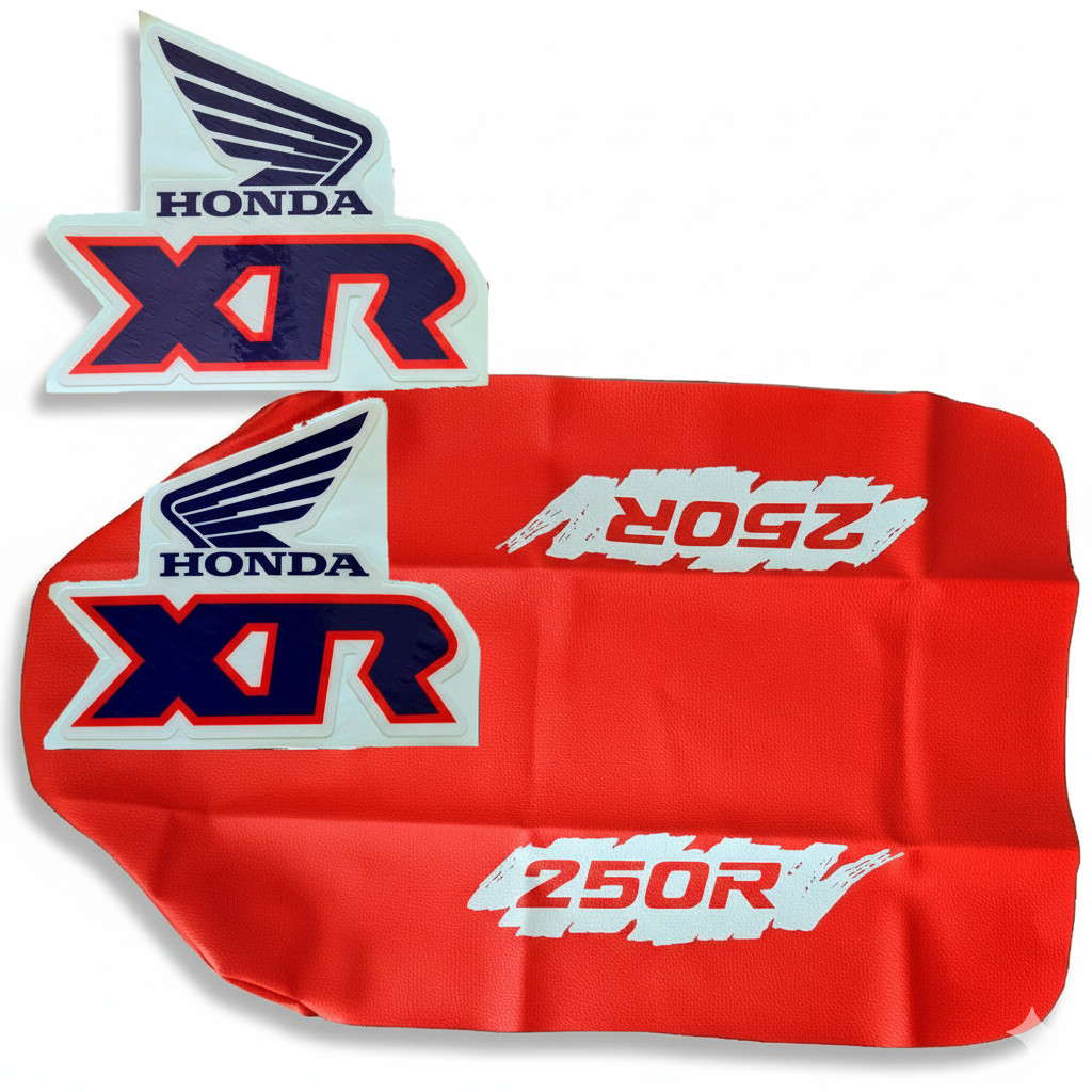 Tank Graphics + Seat Cover + Fender Bag for Honda XR250R 1991 - Image 5