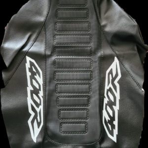 Seat cover fit Honda xr400 xr 400 96-04 black white ultragrip anti slip DHL