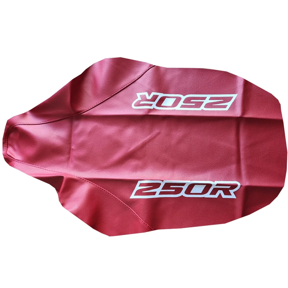 Seat Cover and Tank Cover for Honda XR250R xr 250 xr250 2000 red black vinyl - Image 3