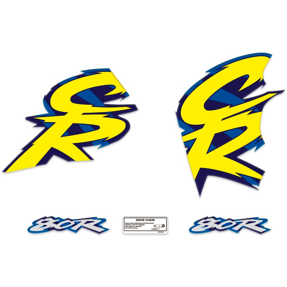 Graphics decals for Honda CR80R Cr 80 cr80 thick 1994 glossy laminate, fast ship
