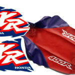 Tank Decals Seat Cover FOR Honda XR400R 1996 Purple Thick