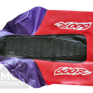 Seat Cover for Honda XR600R XR 600 1988-2000 Red Purple Gripper Non-Slip Retro