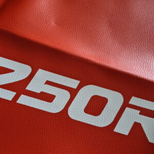 Seat Cover Honda XR250R XR 250 1992 Orange Synthetic Leather UltraGrip