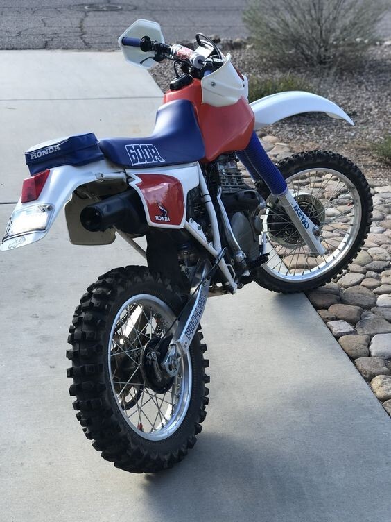 Seat Cover & Rear Fender Bag for Honda XR250R XR 250 1986 Blue Synthetic Leather - Image 8