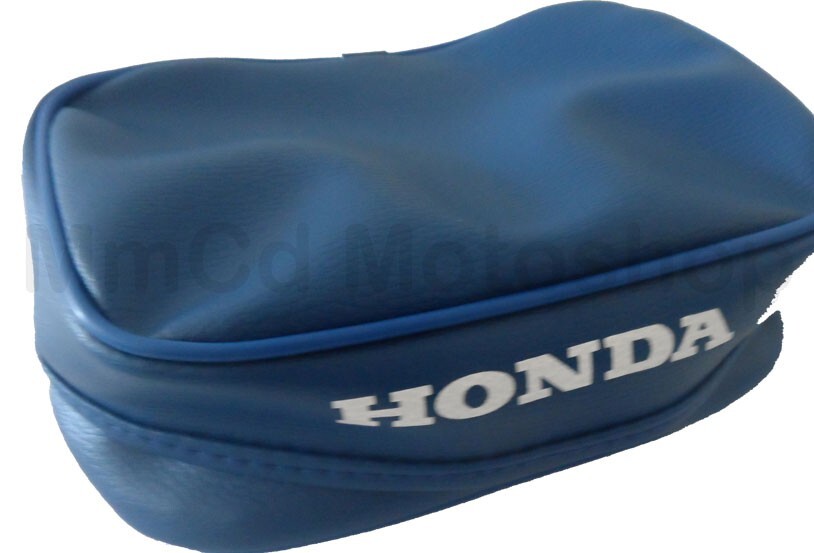 Seat Cover & Rear Fender Bag for Honda XR250R XR 250 1986 Blue Synthetic Leather - Image 10