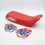 Tank Decals and Seat Cover for Honda XR250R 1994 Orange Vinyl Thick Gloss
