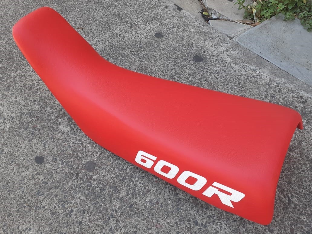 Seat Cover & Rear Fender Tool Bag FOR Honda XR600R 1992 Orange Synthetic Leather - Image 5
