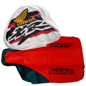 Seat cover and gas Tank cover for Honda XR600R xr 600 XR600 1998 98 Red Black
