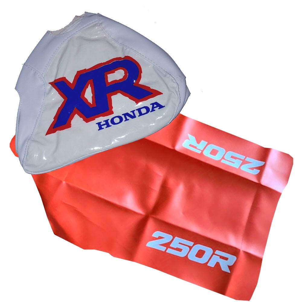 Seat & Tank Cover FOR Honda XR250R XR250 XR 250 1992 Synthetic Leather vinyl - Image 3