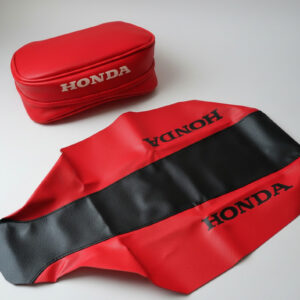 Seat Cover + Rear Fender Bag | For Honda XR250R XR250 synthetic leather 2002