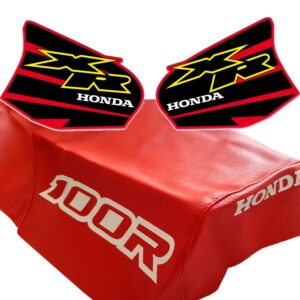 Seat Cover Tank Decals Graphics FOR Honda XR100R 2000 Red