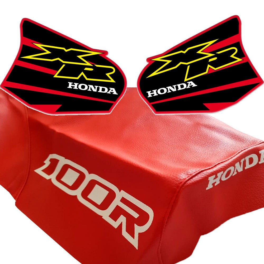 Seat Cover Tank Decals Graphics FOR Honda XR100R 2000 Red