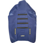 Seat cover fit Honda XR 650L XR650L, all years, ultragrip blue black anti slip